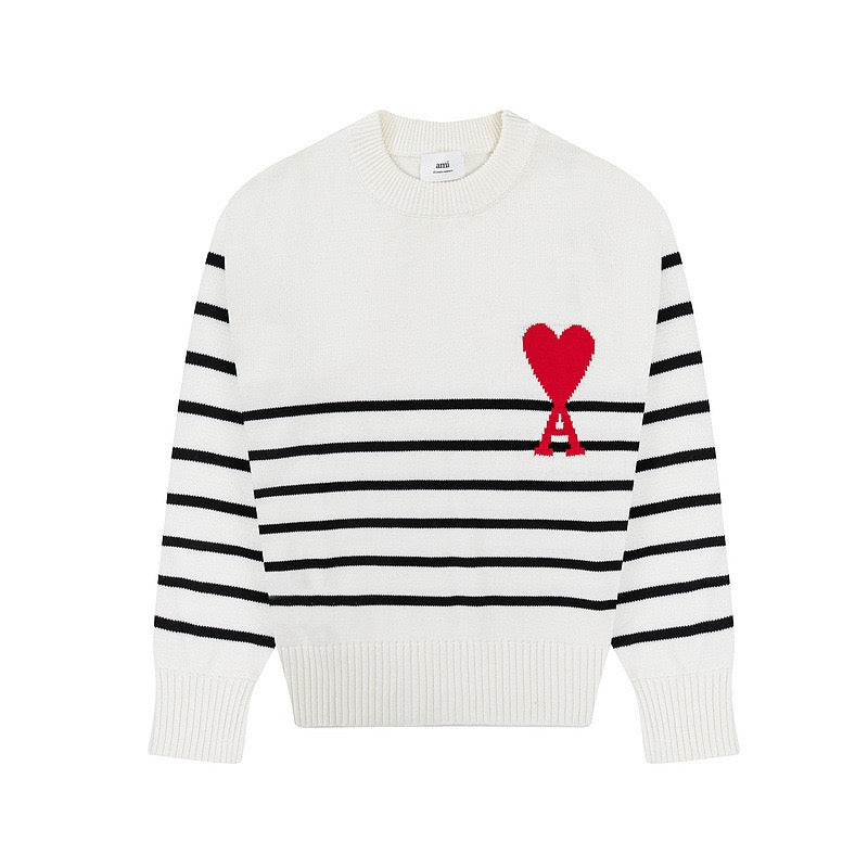 Ami New striped sweater
