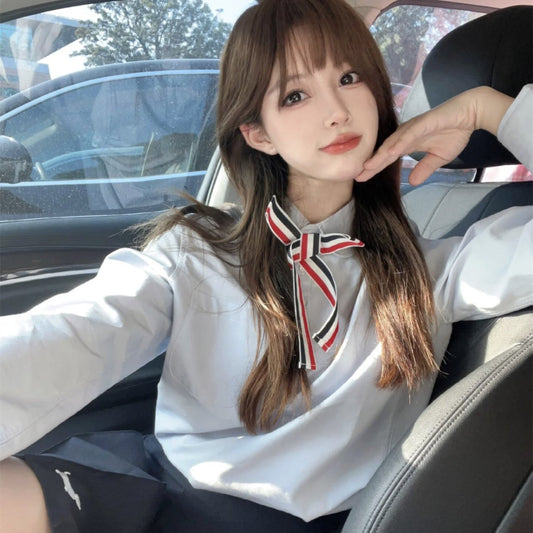 2025 Women's blouse with bow