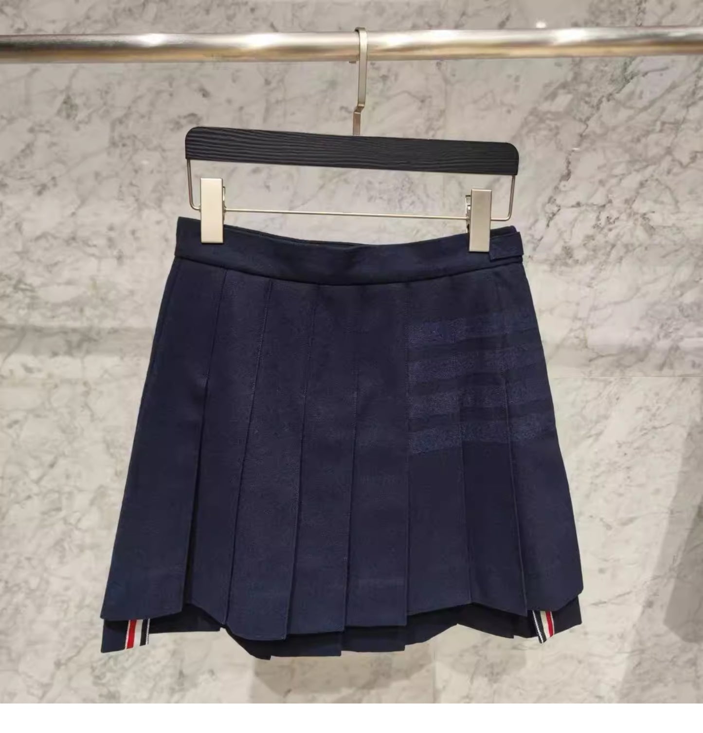 2025 wool pleated skirt