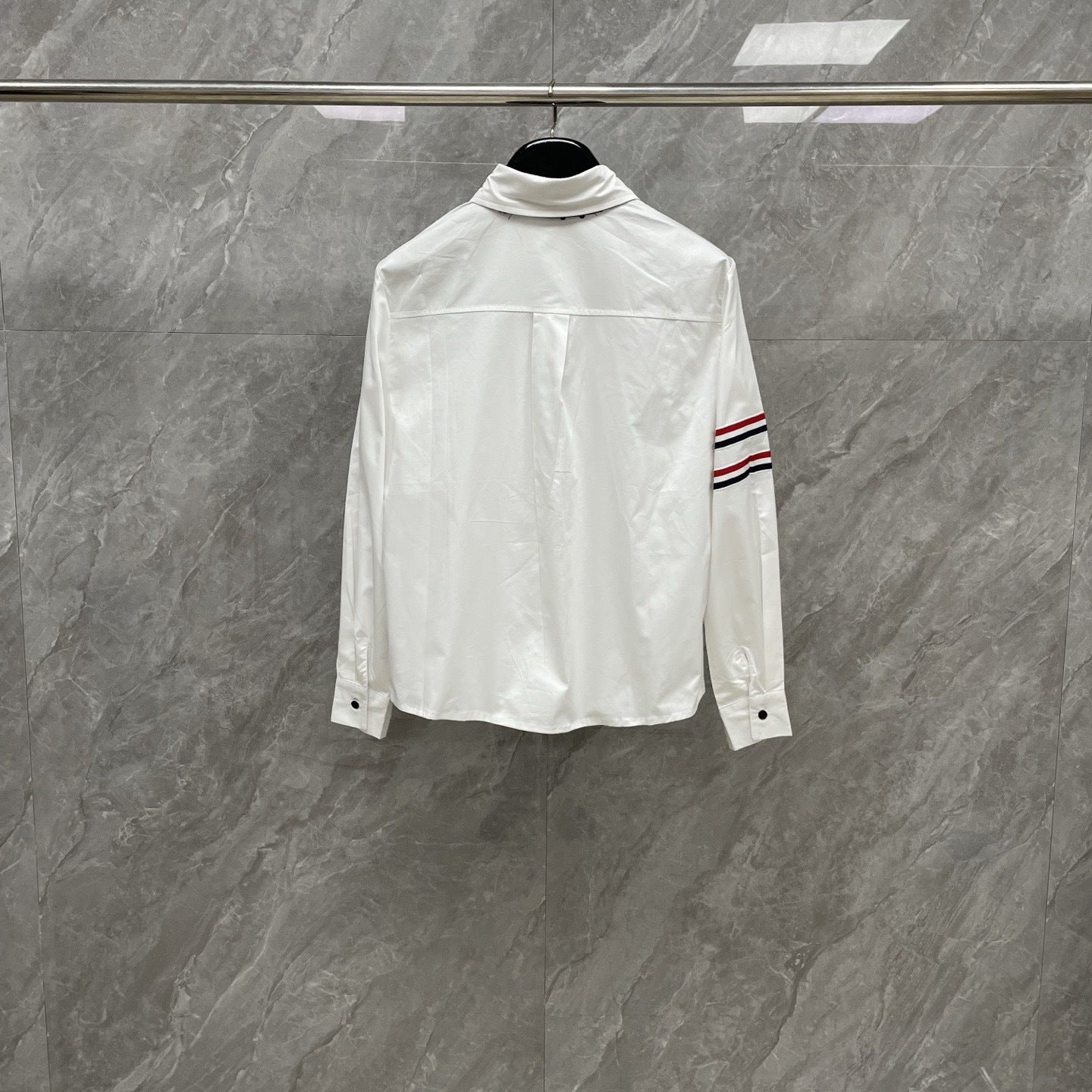 Puppy-Embroidered Tie Shirt