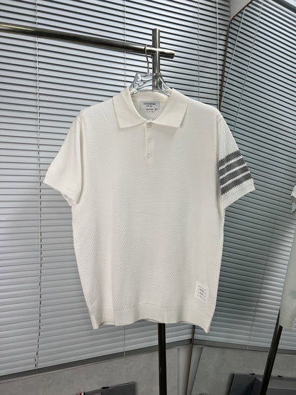 2025  New pure cotton polo shirt