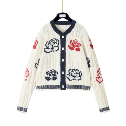 2025 Rose Knit Cardigan