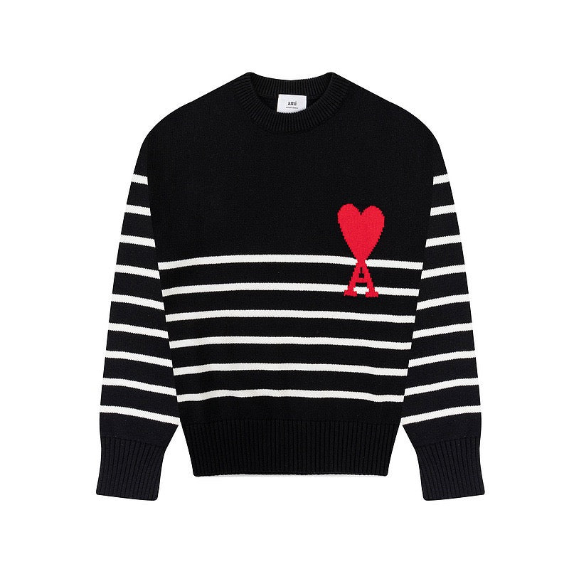 Ami New striped sweater