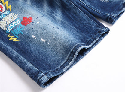 DSQ2 Short Jeans Ripped