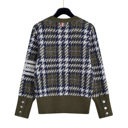 2025  Plaid cardigan