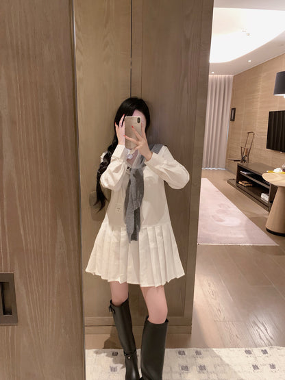 2025 Two-piece pleated skirt