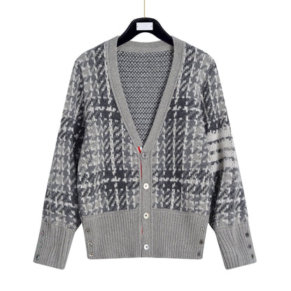 2025  Plaid cardigan