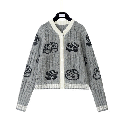 2025 Rose Knit Cardigan