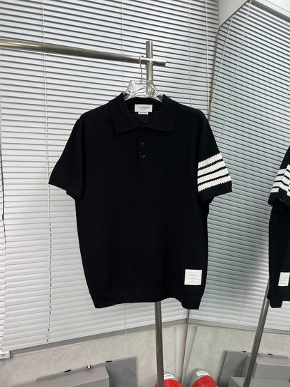 2025  New pure cotton polo shirt