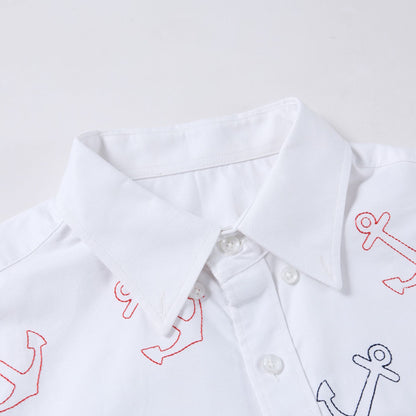 Embroidered business shirt