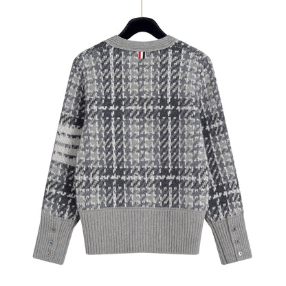 2025  Plaid cardigan