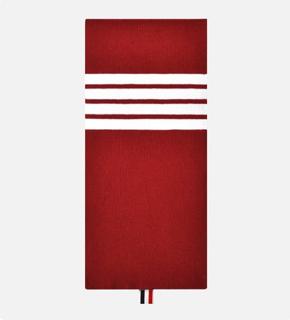 2025  Four red scarves