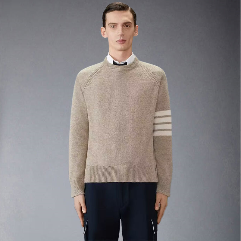 2025 New round neck knit sweater