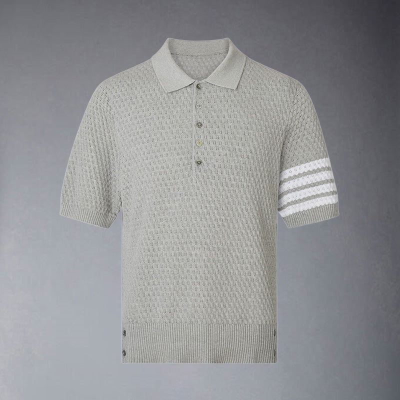 2025  Knitted Polo Shirt