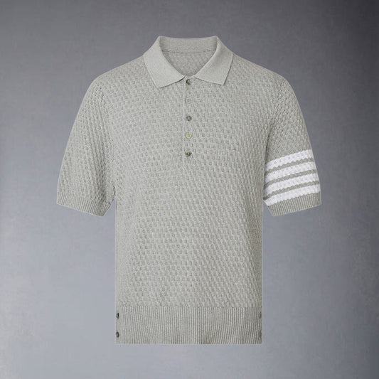 2025  Knitted Polo Shirt