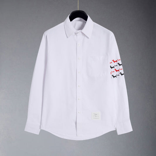 Embroidered business shirt