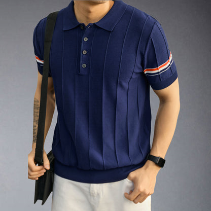 2025  New pure cotton polo shirt