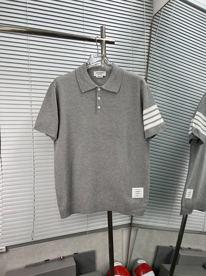 2025  New pure cotton polo shirt