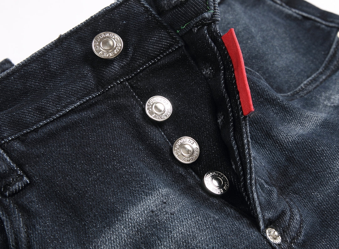 DSQ2 Short Jeans Ripped