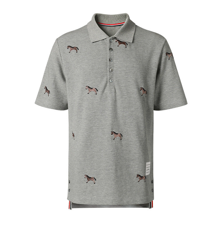 New Year of the Horse Embroidered Polo Shirt