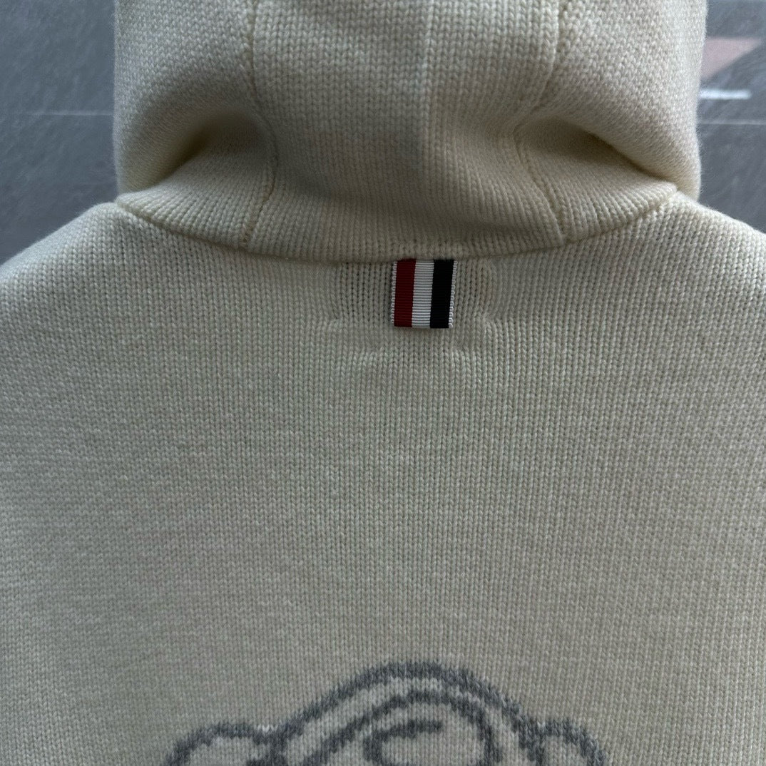 2025ss Thick hooded cardigan