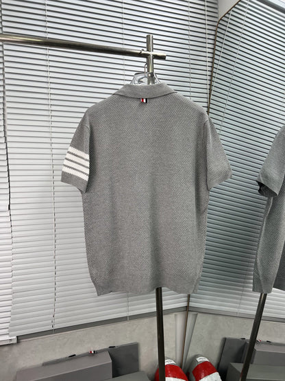 2025  New pure cotton polo shirt