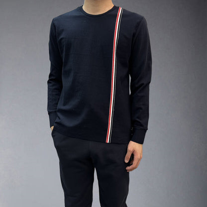 cotton long-sleeved T-shirt