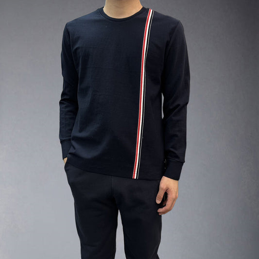 cotton long-sleeved T-shirt