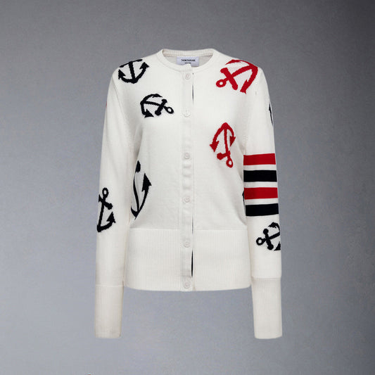 TNOM Women Anchor print Sweaters
