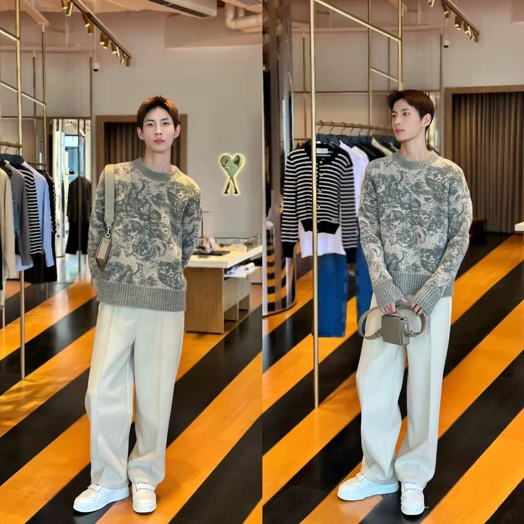 AMI Jacquard knitwear