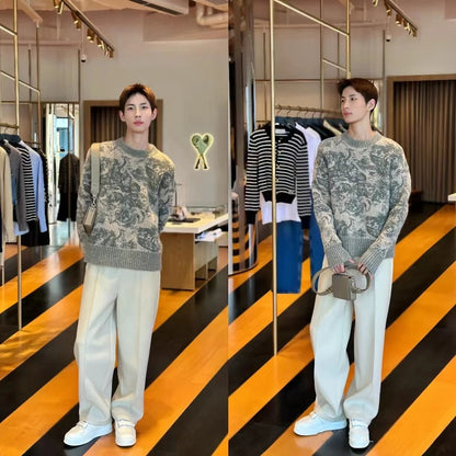 AMI Jacquard knitwear