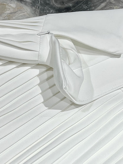 2025 Puppy pleated skirt