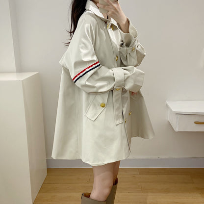 2025 Double-breasted trench coat