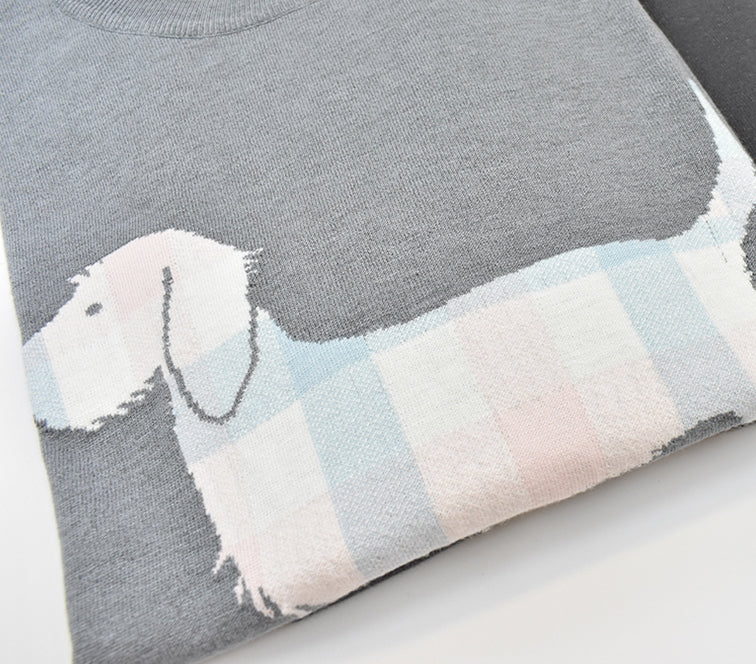 2025  puppy knitted T-shirt