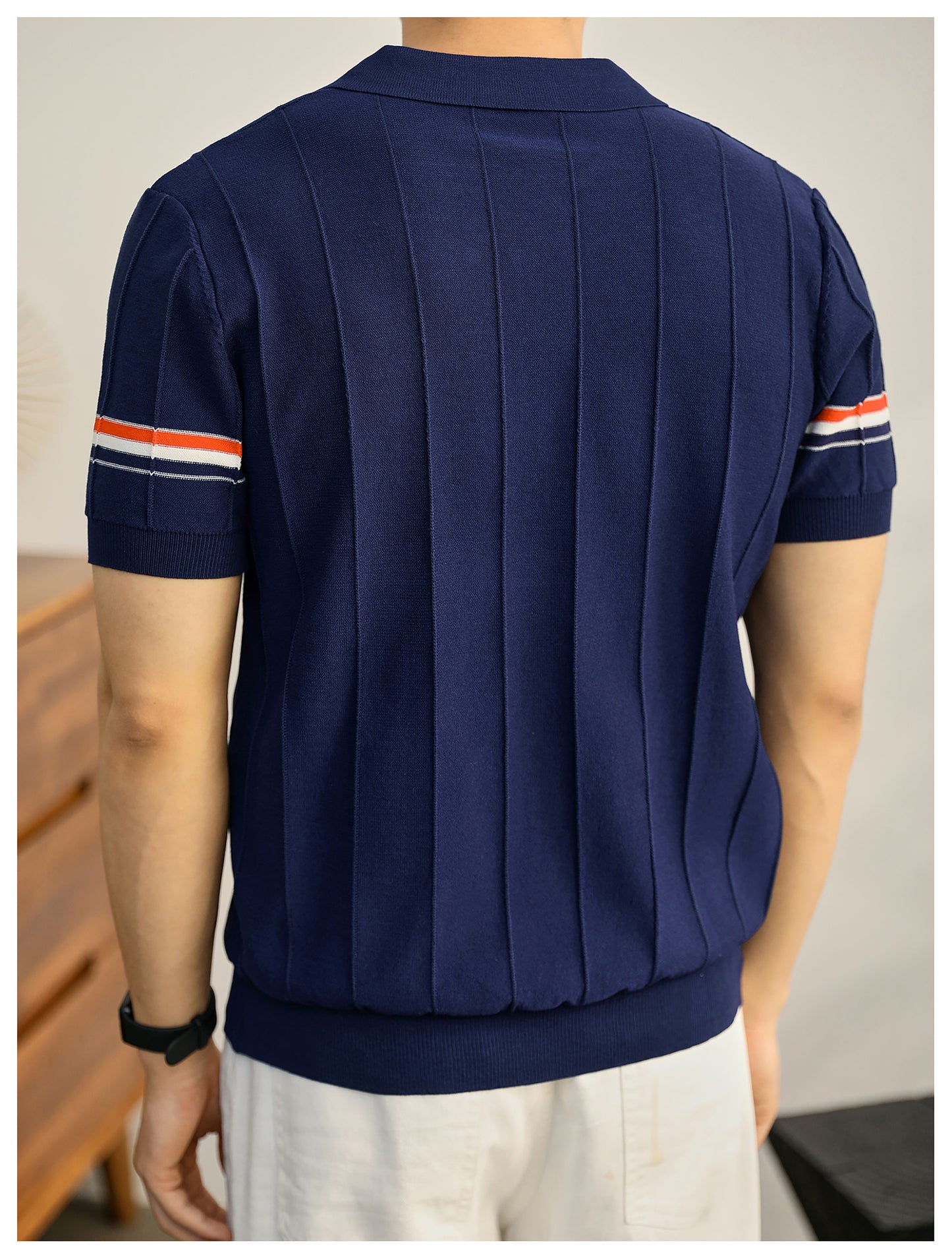 2025  New pure cotton polo shirt