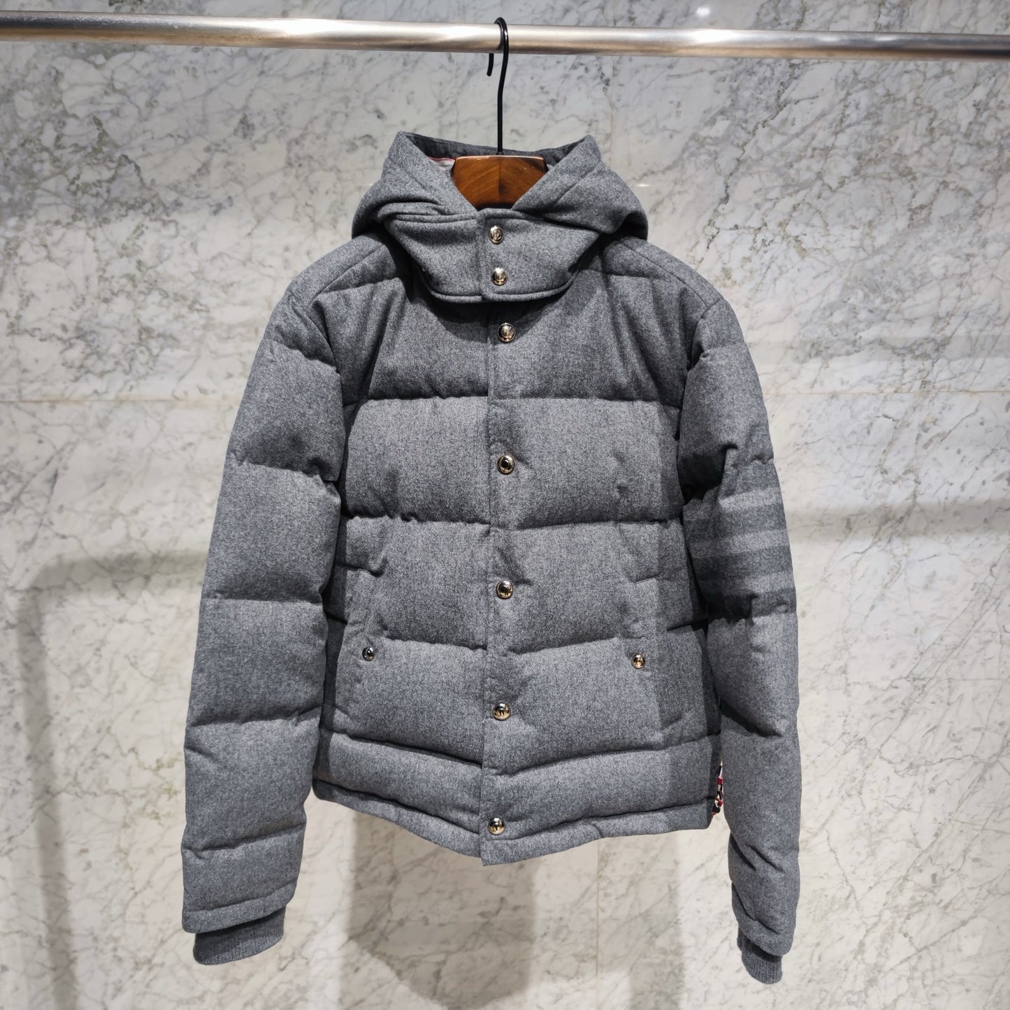 Wool down jacket