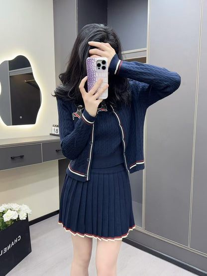 2025 Three-piece pleated skirt