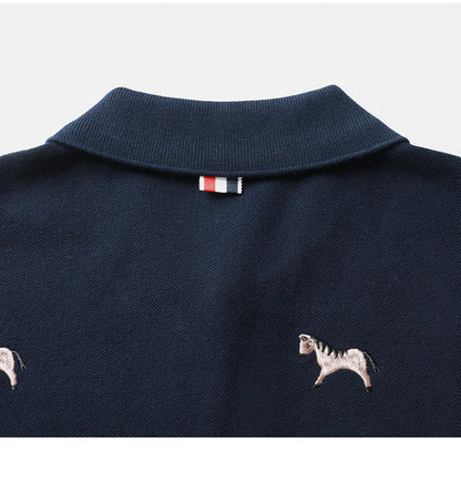 New Year of the Horse Embroidered Polo Shirt