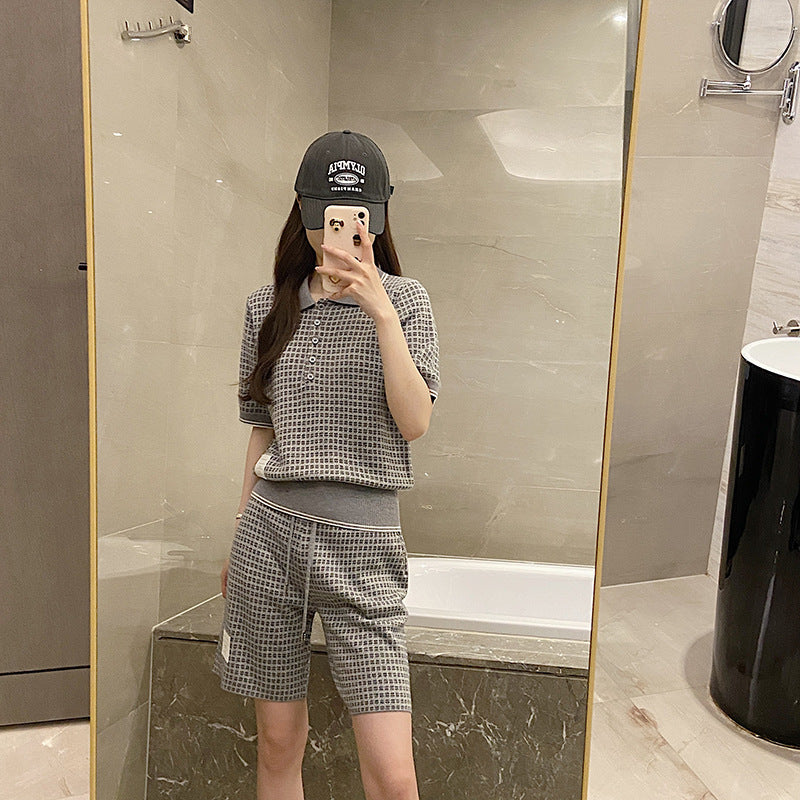 plaid T-shirt
