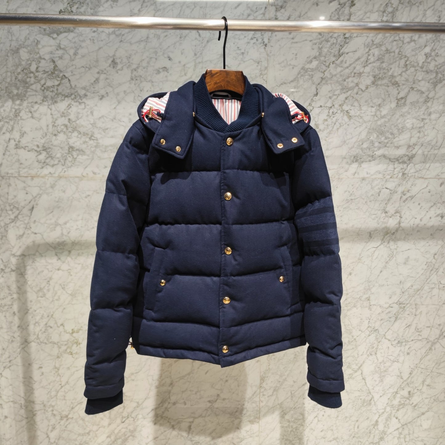 Wool down jacket
