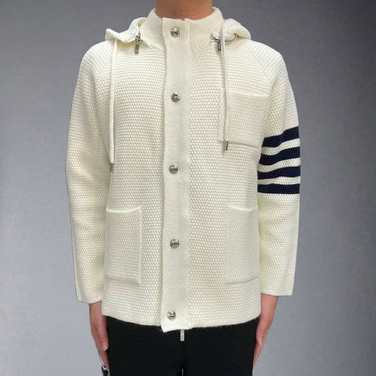 2025  knitted hoodie