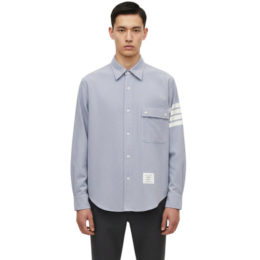 Men's Casual Oxford Shirt - 100% Cotton Button-Front Shirt