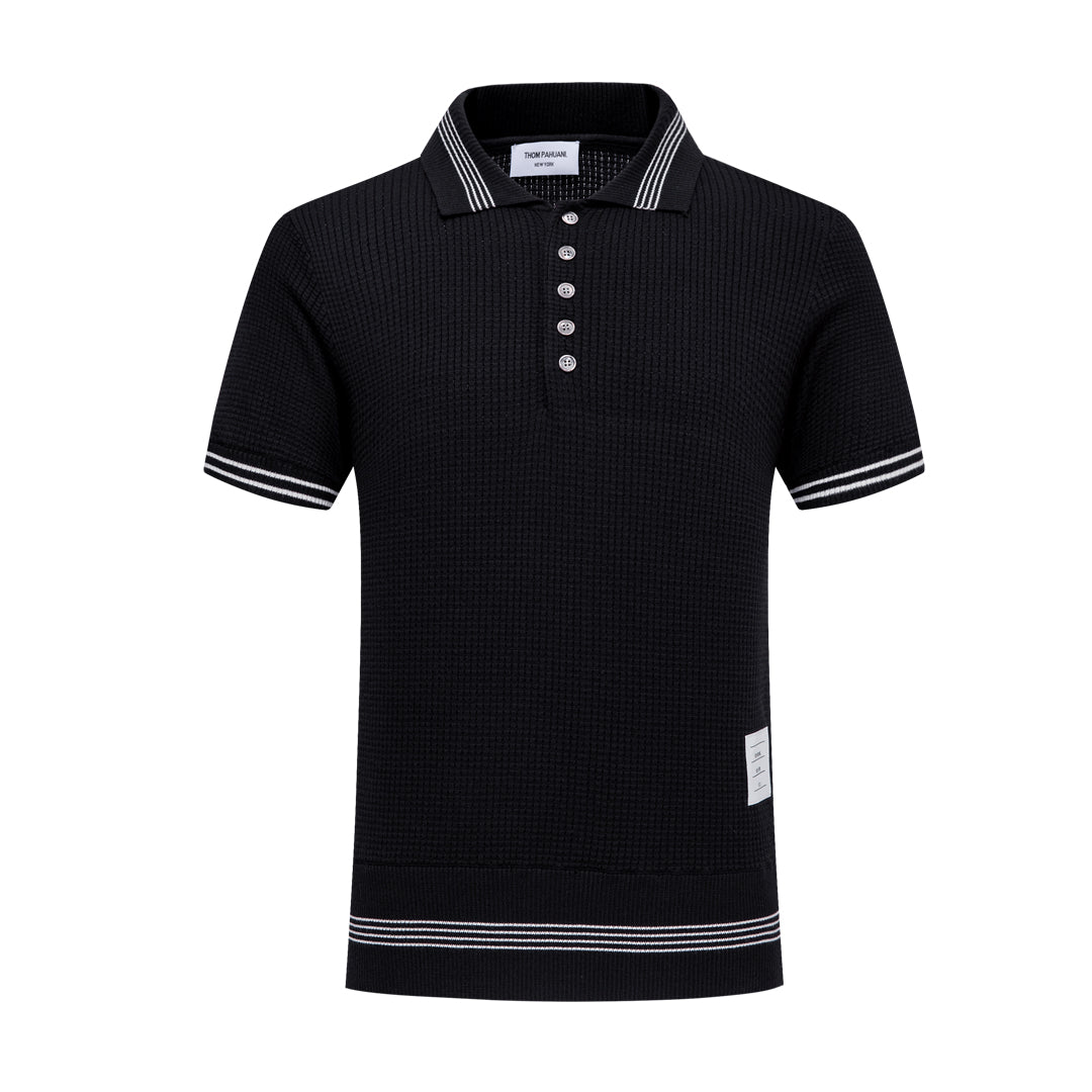 TNOM Waffle fabric POLO Shirt