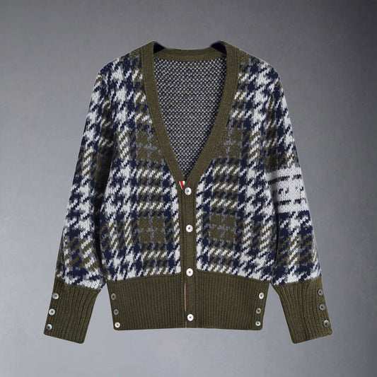 2025  Plaid cardigan