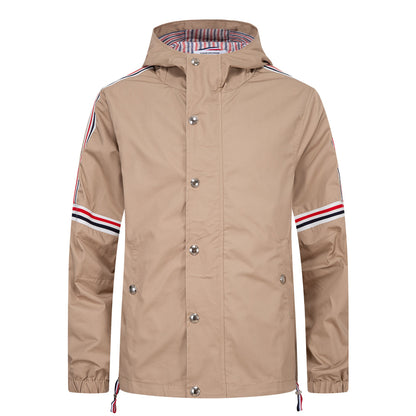 TNOM Khaki Hooded Jacket