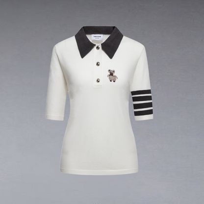 TNOM Women Bear POLO shirt