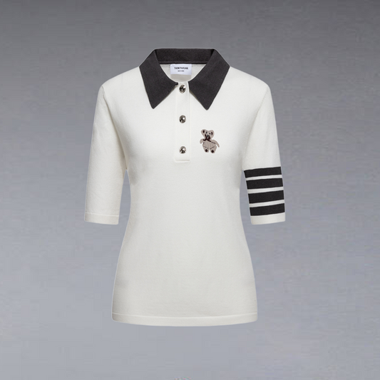 TNOM Women Bear POLO shirt