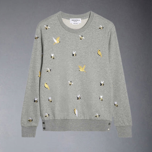 Embroidered sweatshirt