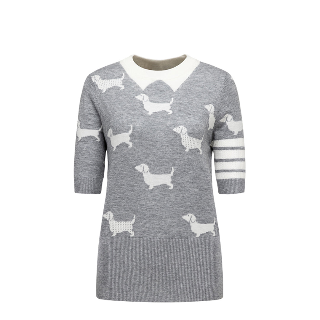 TNOM women puppy T-shirt
