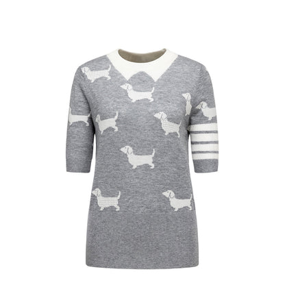 TNOM women puppy T-shirt